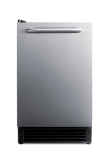 Drain-free manual defrost built-in icemaker