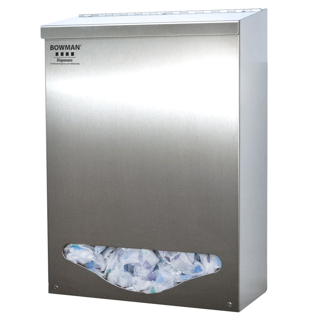 Bowman Bulk Dispenser Tall Front Dispensing Stainless Steel