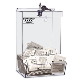 Bowman Dispensers BOWMAN® Bulk Dispenser • Locking with Catch Tray