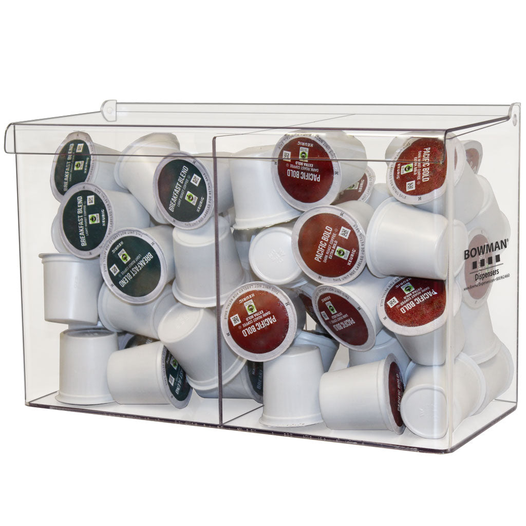 Bowman Bulk Dispenser Mini Top Dispensing PETG Clear