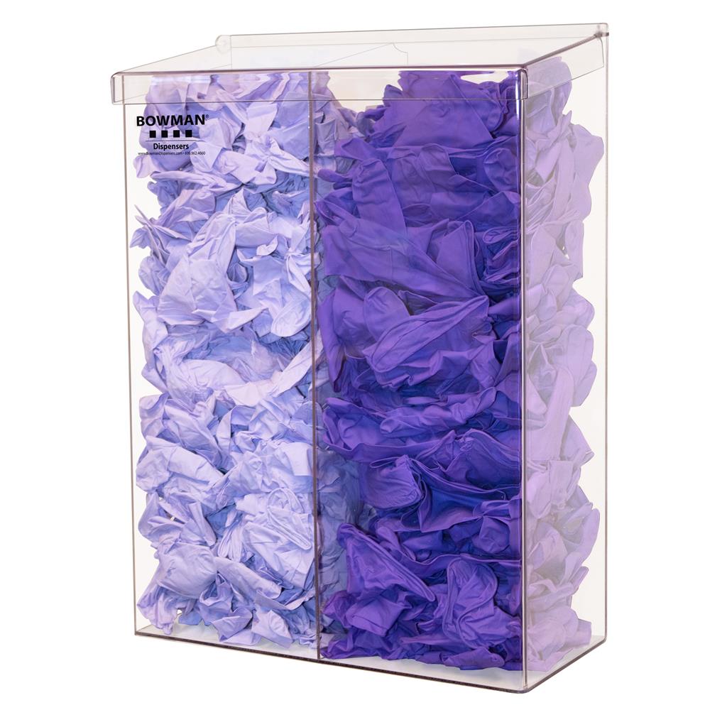 Bowman Bulk Dispenser Tall Top Dispensing PETG Clear