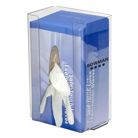 Glove Box Dispenser Extra Long Single Clear PETG