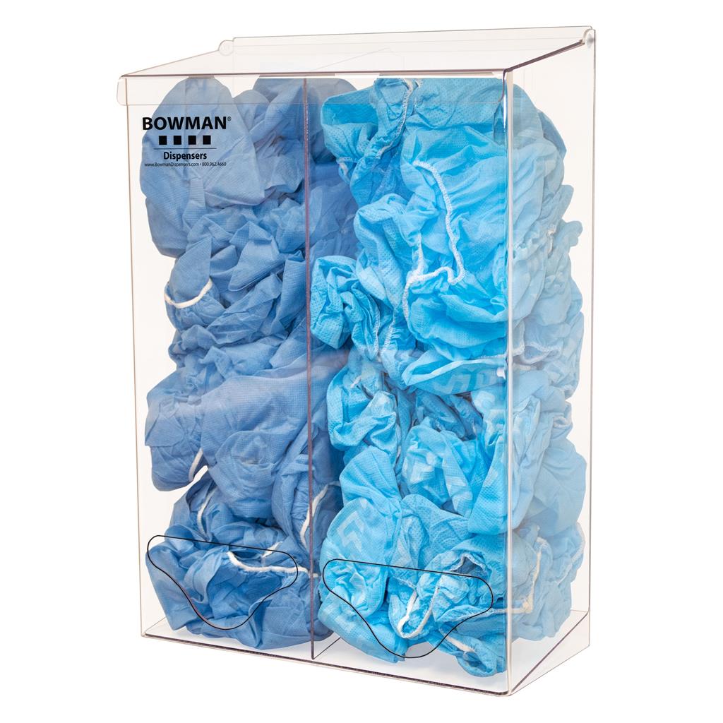 Bowman Bulk Dispenser Tall Front Dispensing PETG Clear