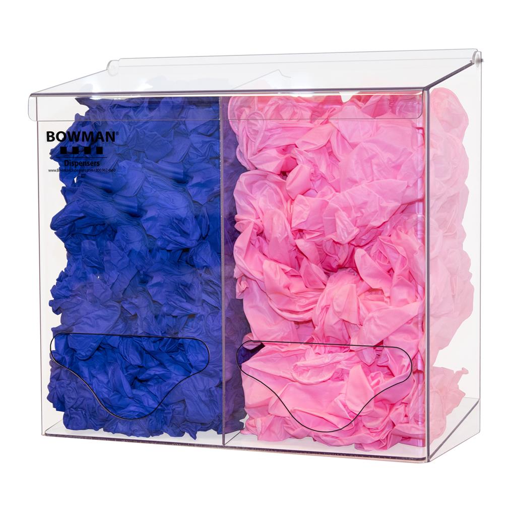 Bowman Bulk Dispenser Front Dispensing PETG Clear