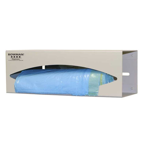 Bag Dispenser Single Aluminum Quartz Beige