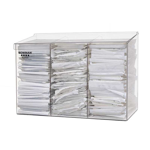 Bulk Dispenser Triple Top Dispensing Clear PETG