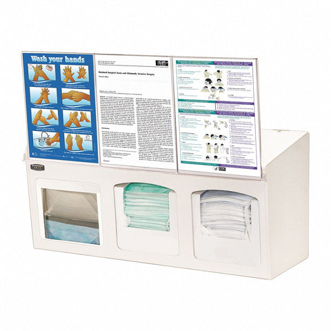 Face Mask Dispenser - Surgical with Sign Holders