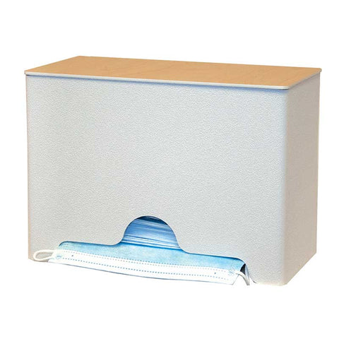Face Mask Dispenser Earloop Style Bulk Countertop Maple ABS