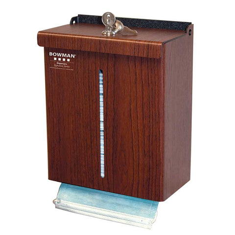 Face Mask Dispenser Earloop/Tie Locking Sm Bulk Cherry ABS