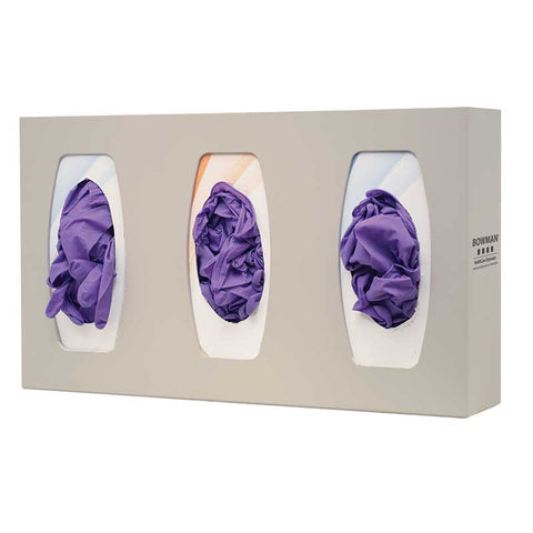 Glove Box Dispenser Triple Divided Inj Mld Quartz Beige ABS