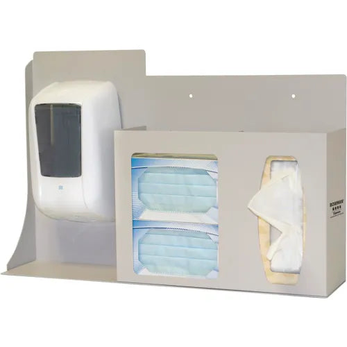 Bottle or Canister Hygiene Station Quartz Beige Steel