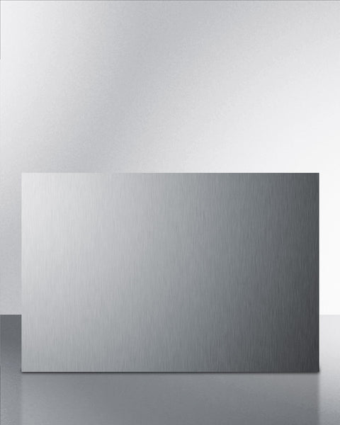 24" wide stainless steel backsplash