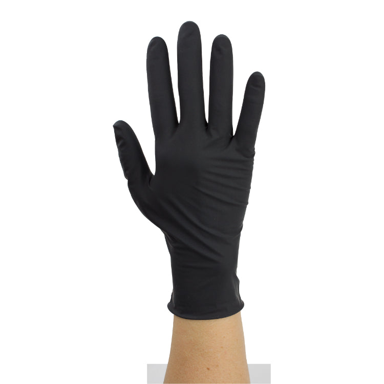 Black Arrow Latex Exam Gloves, Powder-Free Secondary image
