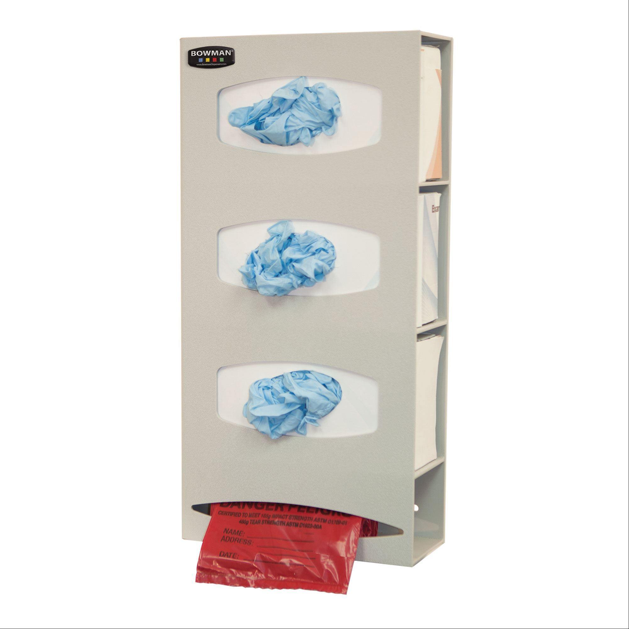 Triple Slim Glove Box Dispenser