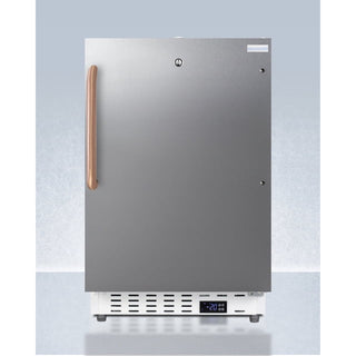 Built-in ADA compliant vaccine all-freezer with stainless steel door, copper handle, and lock, ADA (Model ADA305AFSSTBC)
