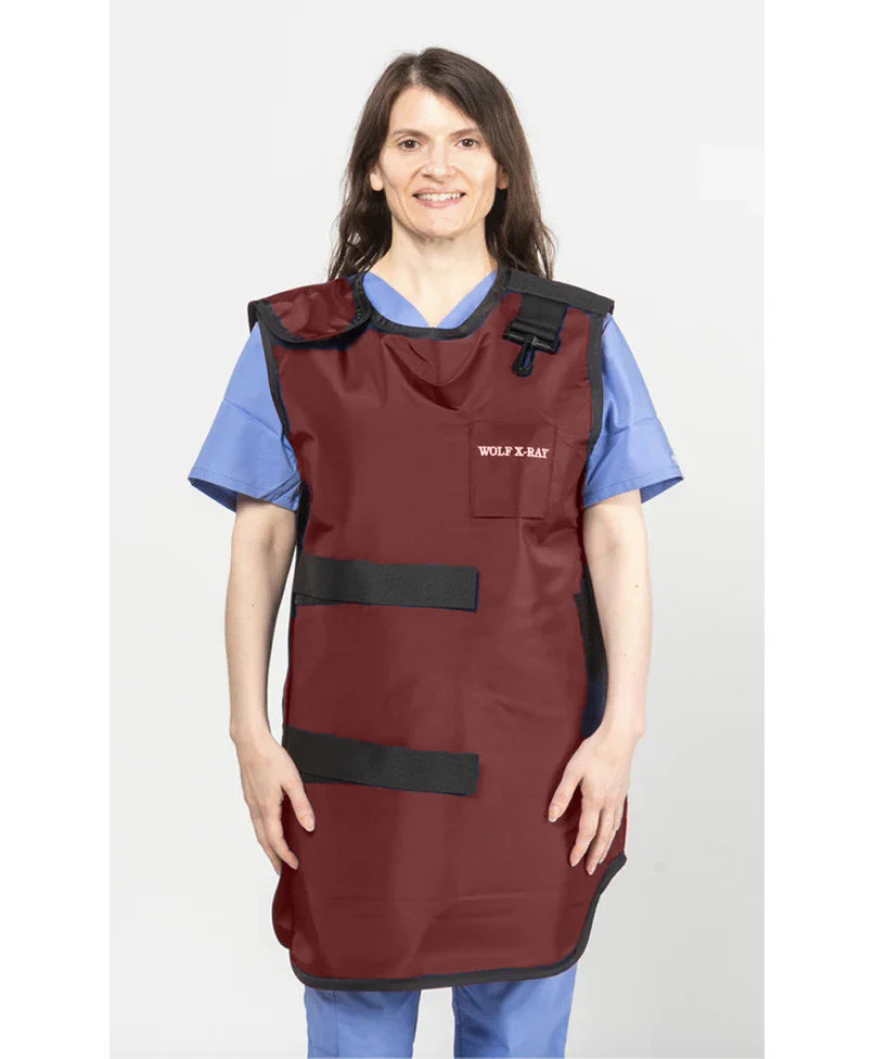 SPECIAL PROCEDURE APRON - .5 mm Regular Lead 21X36 Burgundy