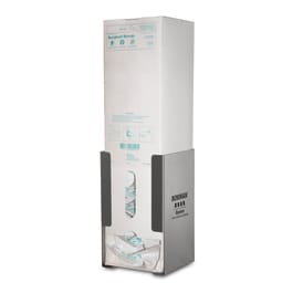 Bowman Dispensers Bowman Stainless Surgical Hand/Nail Brush Dispenser • 5.31"W x 5.31"D x 9.03"H