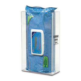 Bowman Dispensers Bowman PETG Tall, Thick Personal Wipe Dispenser • 6.2"W x 2.2"D x 10.35"H