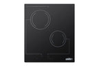 2-burner 18" x 21" 230V radiant cooktop with digital controls and black glass surface