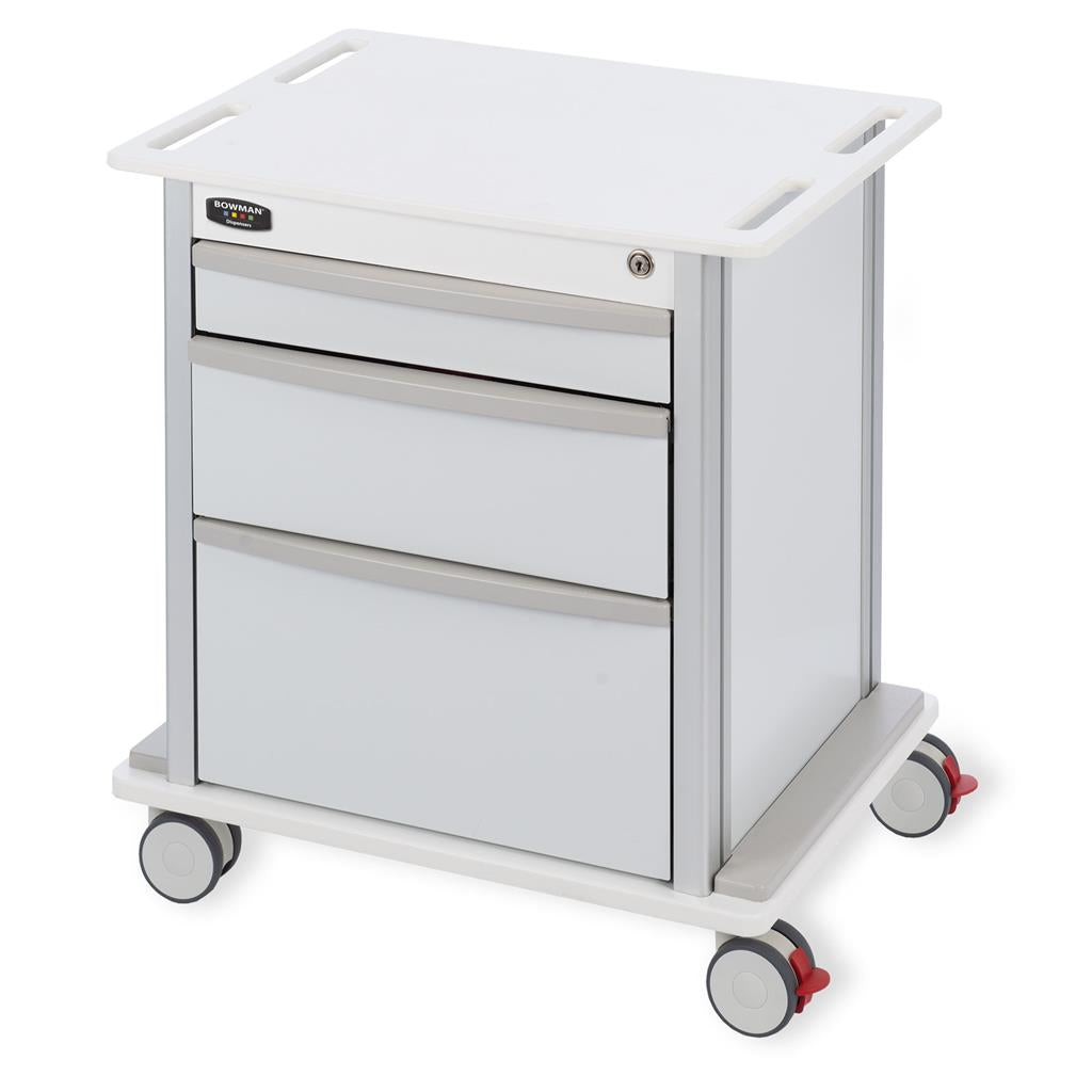 Compact, Undercounter Storage Cart, 3 Drawers