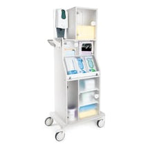 Bowman® Premium Infection Prevention PPE Isolation Cart • 27"W x 18.5"D x 66.315"H