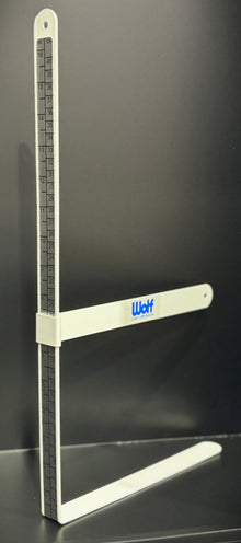 Caliper - Aluminum caliper is calibrated in inches & centimeteres 17 1/4"L x 1"W x 10 1/8"D
