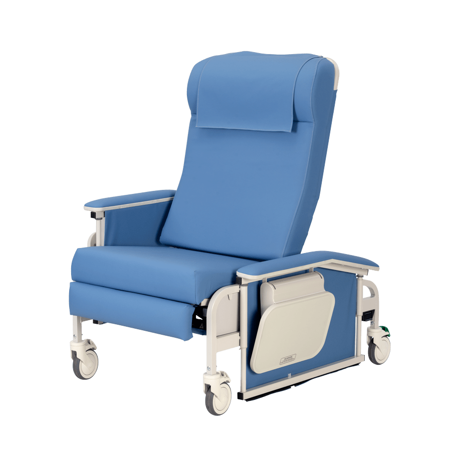 Drop Arm Care Cliner - drop-arm detail