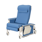 XL Drop Arm Care Cliner (Nylon Casters) - drop-arm detail