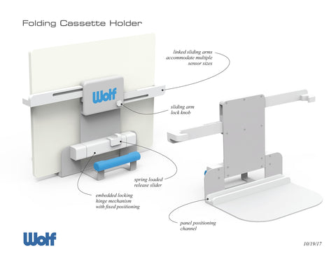Wolf X-Ray Wolf Fold & Store Cross Table CR/DR holder
