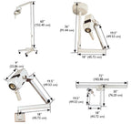CoolSpot II Fastrac, Dual Head and Single Trolley - specifications