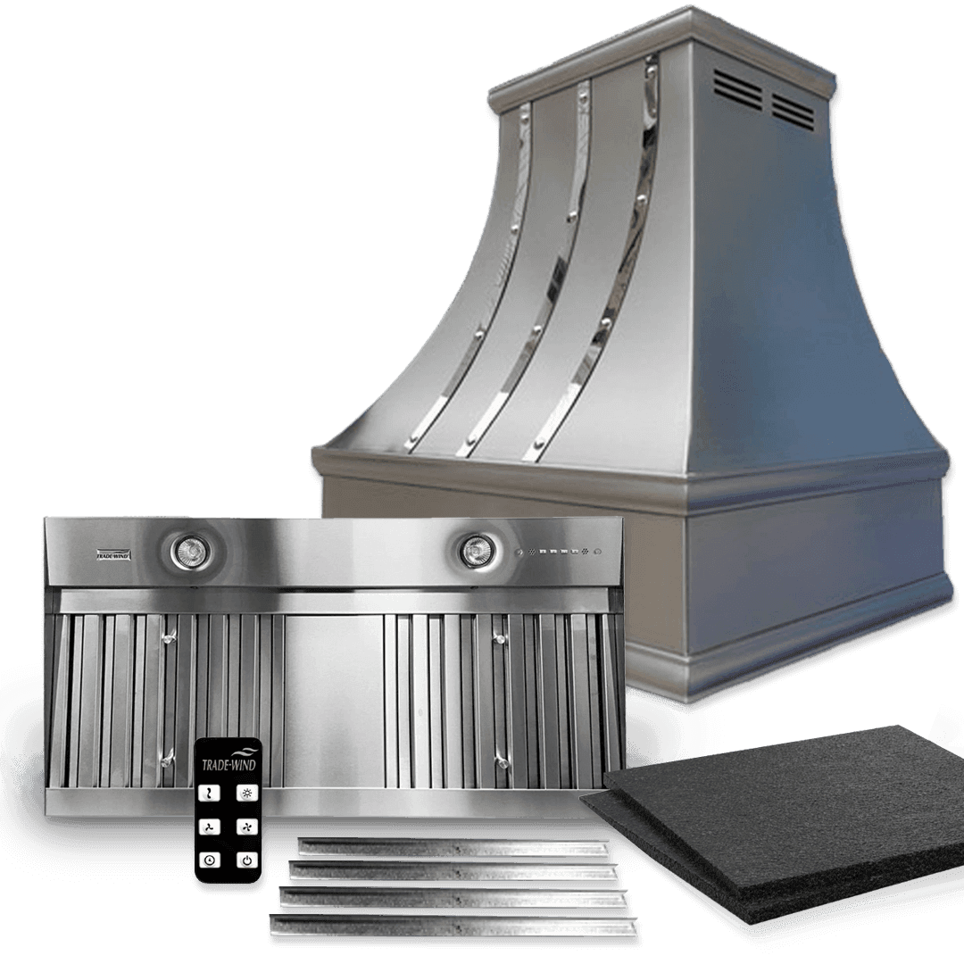 20" wide retractable range hood for recirculating operation