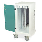 Harloff Short Savary Dilator Mobile Storage Cabinet, Basic, keylocking, 36 dilator capacity