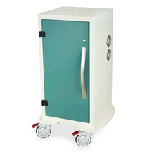 Short Savary Dilator Mobile Storage Cabinet with Drying Package, Latch secured, non locking, 24 dilator capacity