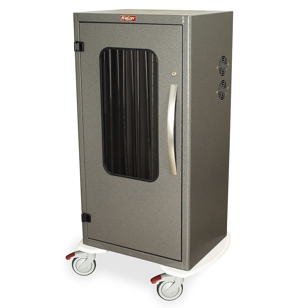 High Volume Tall Esophageal Dilator Storage and Drying Cart, Glass Window Door Upgrade, DSC36TGK-DP Main image