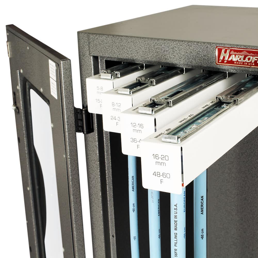 Harloff Catheter Box, 36" Direct Mount to Cabinet Field installed