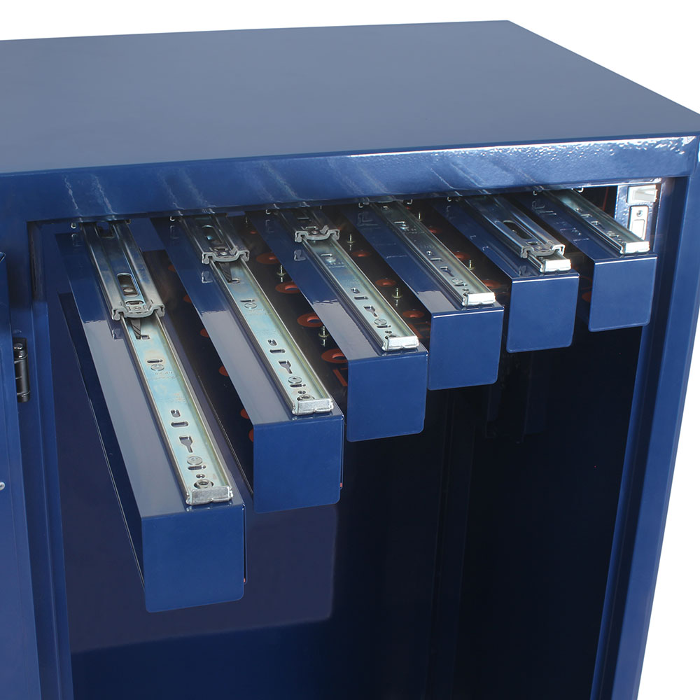 Tall Savary Dilator Mobile Storage Cabinet, Basic, Latch secured, non locking, 36 dilator capacity