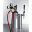Tapping equipment with nitrogen tank to serve nitro-infused coffee from most beer dispensers