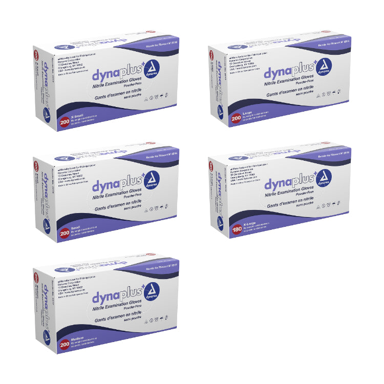 DynaPlus Nitrile Exam Gloves, Powder-Free Secondary image