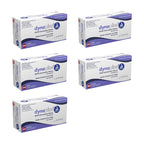 Dynarex DynaPlus powder-free nitrile exam gloves in all five box sizes, X-Small to X-Large
