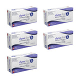 Dynarex DynaPlus powder-free nitrile exam gloves in all five box sizes, X-Small to X-Large