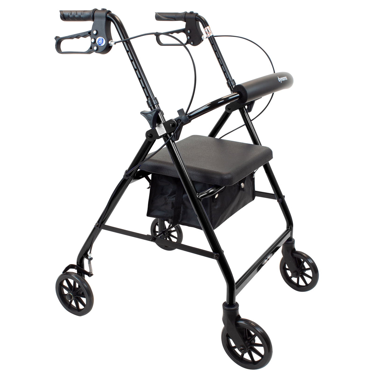 Dynarex 10207 DynaGo Euro Rollator Backrest with Clamps