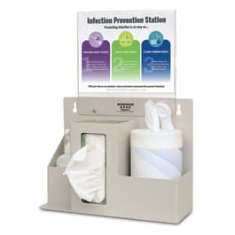 Bowman Dispensers Bowman ABS Wipe, Tissue, Hand Sanitizer Dispenser • 15"W x 5.75"D x 11.38"H