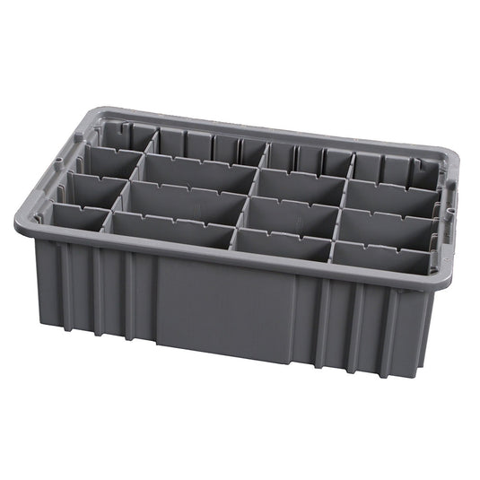 Drawer Exchange Tray with Adjustable Plastic Dividers, 6 Inch Drawers, EXTRAY6