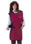 QUICK DROP APRON - .25 mm   Lead Free with Collar   25X40  Red - Extra Large