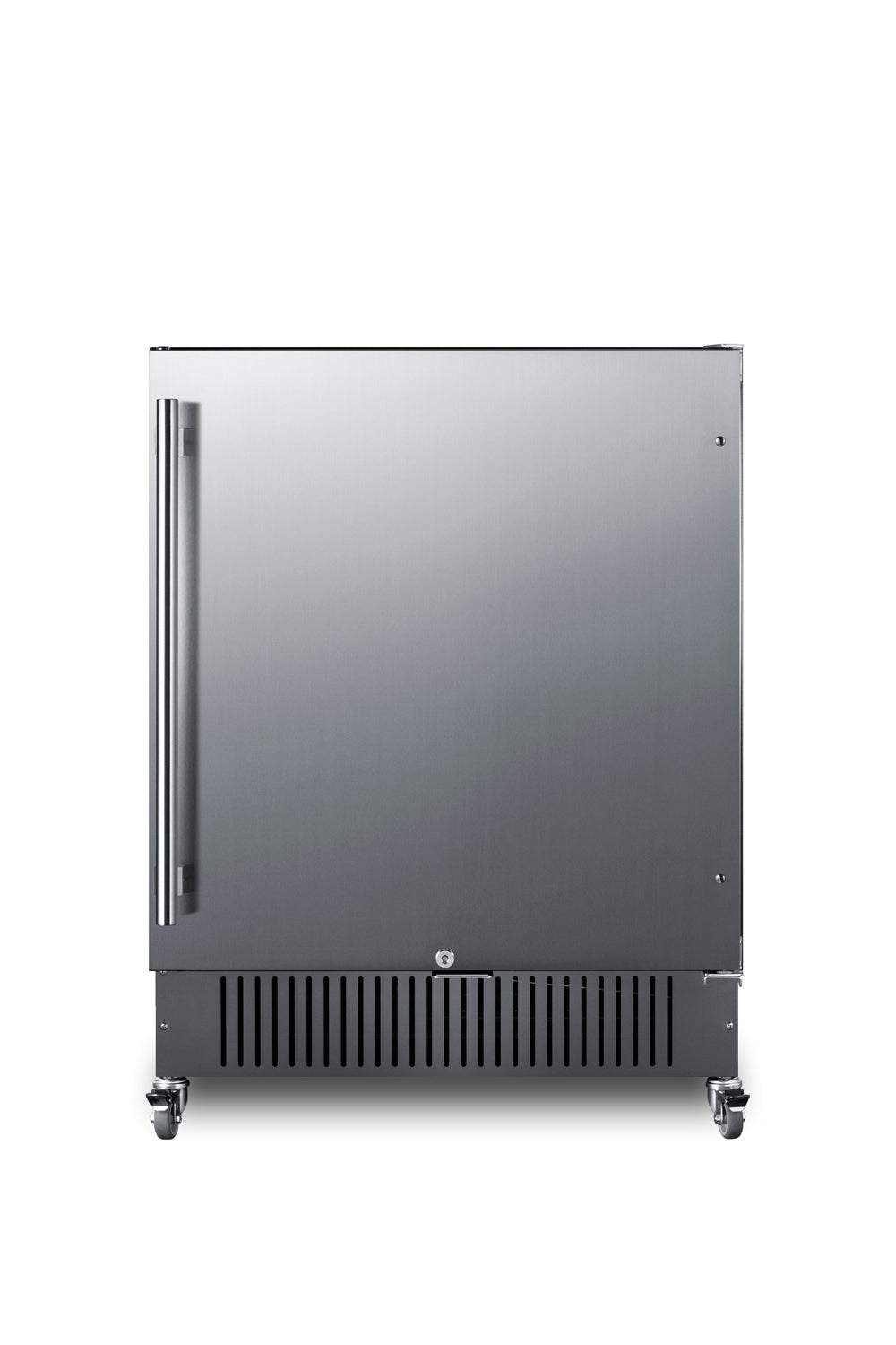 27" Wide Built-in Undercounter All-refrigerator for Commercial or Residential Use with Caster Set Included