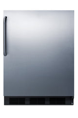 ADA compliant built-in undercounter all-refrigerator for residential use, auto defrost with stainless steel wrapped exte