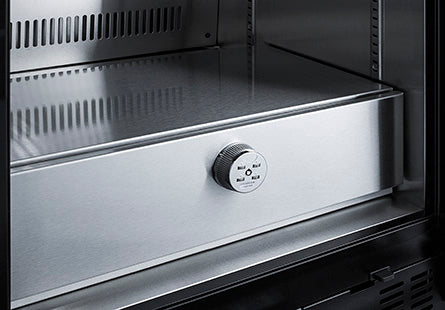 Accucold Factory installed lock box inside SCR610BL, SCR1156, FFAR12W, or FFAR121SS refrigerators
