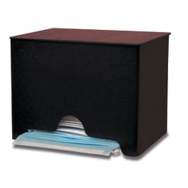 Bowman Dispensers Bowman Cherry ABS Bulk Countertop Face Mask Dispenser • 9.45"W x 4.75"L x 6.75"H