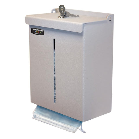 Bowman Dispensers Face Mask Dispenser - Locking (Model FM404-0212)