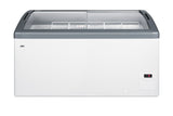 Curved Top Commercial Ice Cream Freezer Made in Denmark